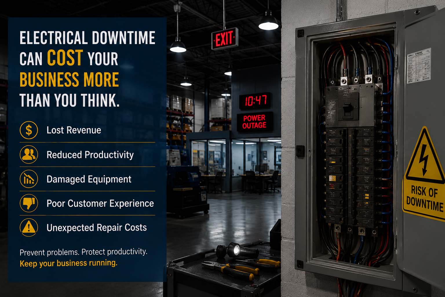 How Electrical Downtime Impacts Business Profitability in Clifton Park